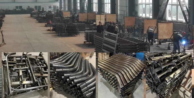 Squara de aço galvanizado conduz as tubulações pretas solda as tubulações de aço presta serviços de manutenção ao costume galvanizado 7 da fabricação da chapa metálica