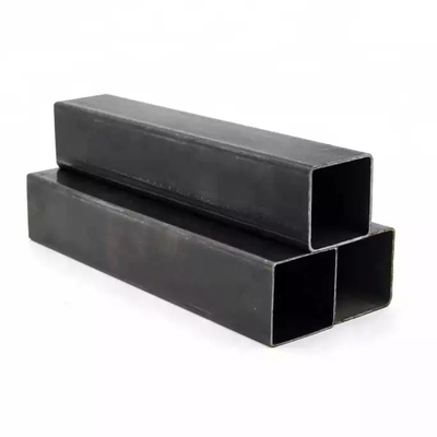 O aço preto conduz a tubulação de aço do tubo do quadrado do ferro do preto do comprimento de 40x40mm 6m para a construção