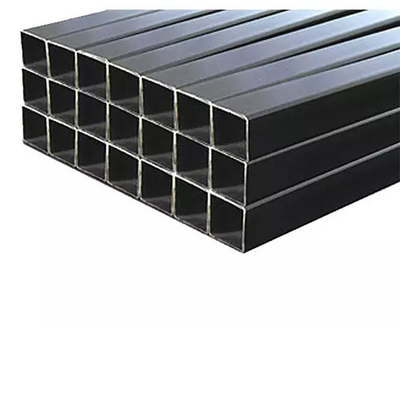 O tubo retangular do ferro de alta qualidade da tubulação do quadrado preto da fábrica soldou as tubulações de aço quadradas galvanizadas
