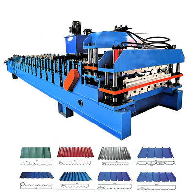 Double Layer Corrugated Roof Sheet Roll Forming Machine Roof Panel Roll Former Equipment  Panel Roll Former Equipment Roofing Sheet Made In China Customised